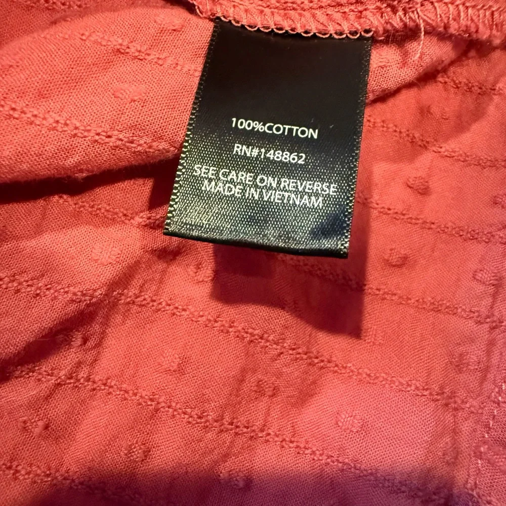 Torrid Textured Coral Square Neck Blouse - Picture 6 of 6